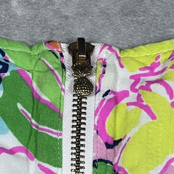 Lilly Pulitzer Pink Multicolored Floral V Neck Sleeveless Tank Women’s Size: S - Picture 7 of 12